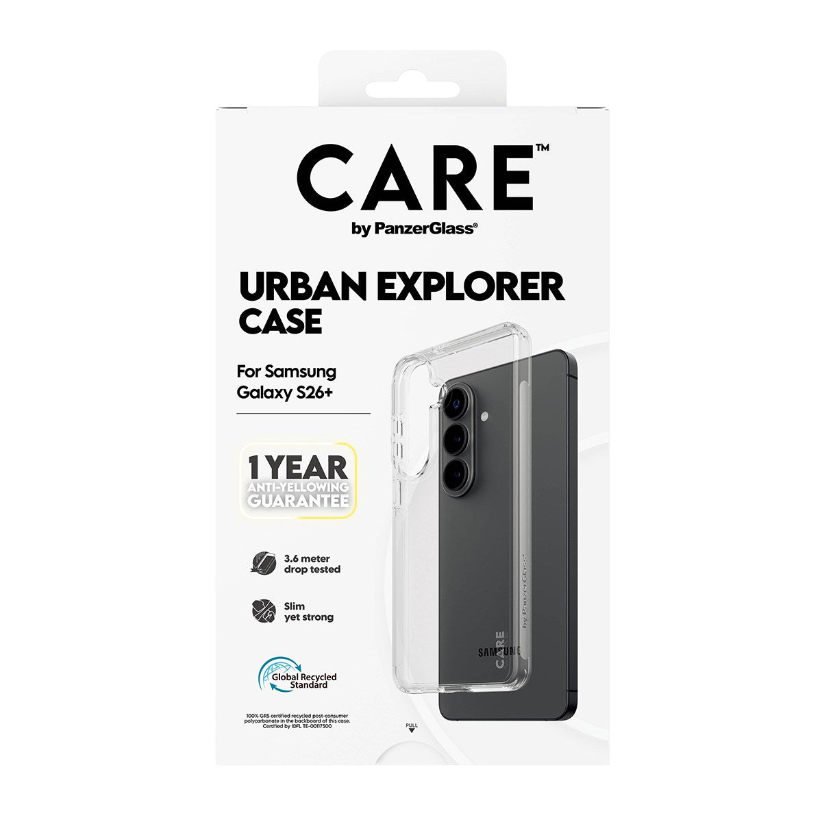 CARE™ by PanzerGlass® Urban Explorer Case Transparent Samsung Galaxy S26+
